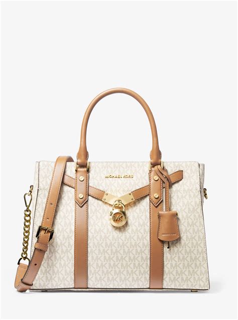 michael kors white hamilton bag|Michael Kors nouveau Hamilton bag.